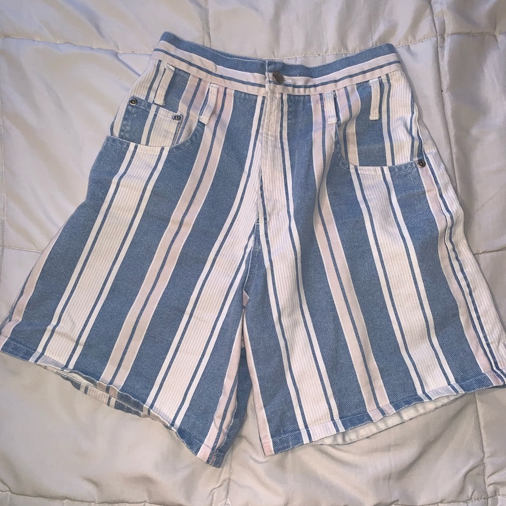 MEGA high rise denim shorts